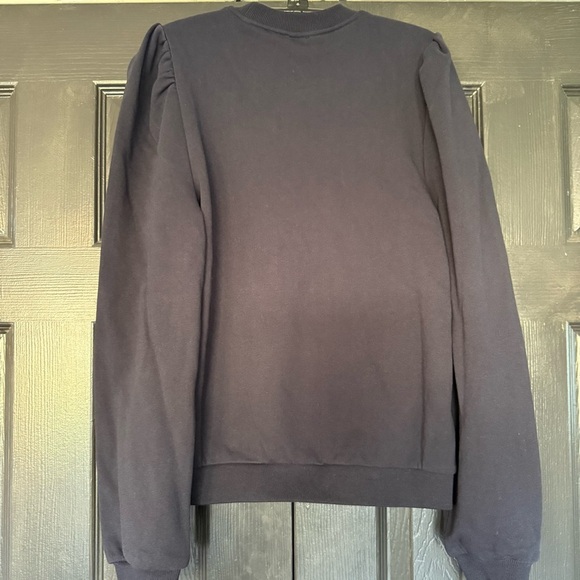 NWT Cami Nyc Roberta Sweatshirt Women's Navy XS Cotton Blend - Picture 7 of 7